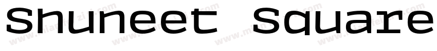 Shuneet Square Medium字体转换